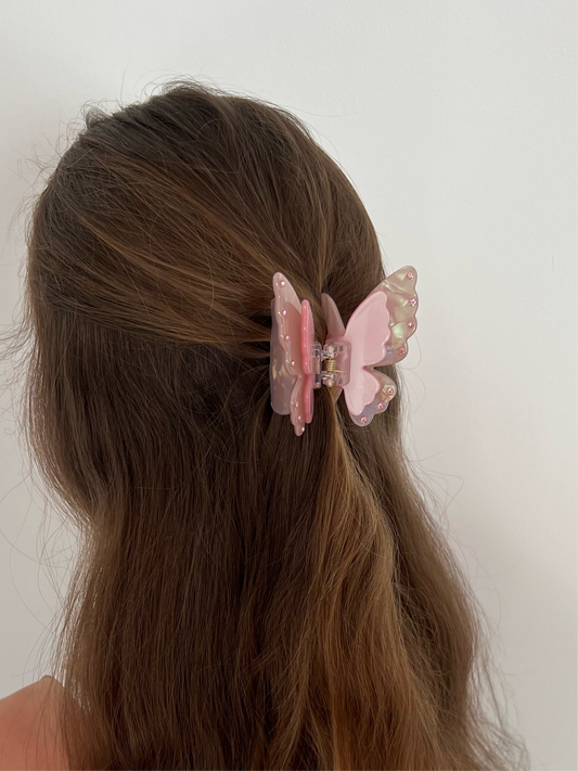 Butterfly - Hair Claw • Pink Grace